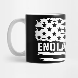 Enola Reven Flag White Mug